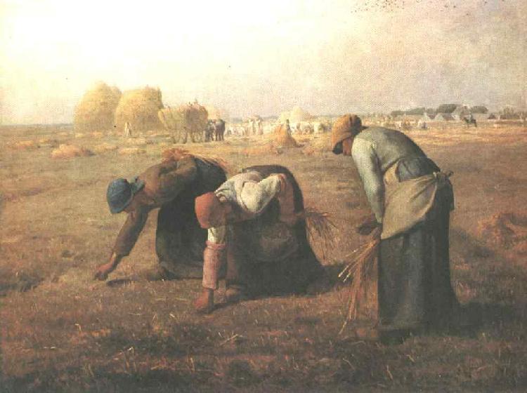 Jean-Franc Millet The Gleaners oil painting image